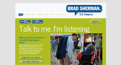 Desktop Screenshot of bradsherman.com